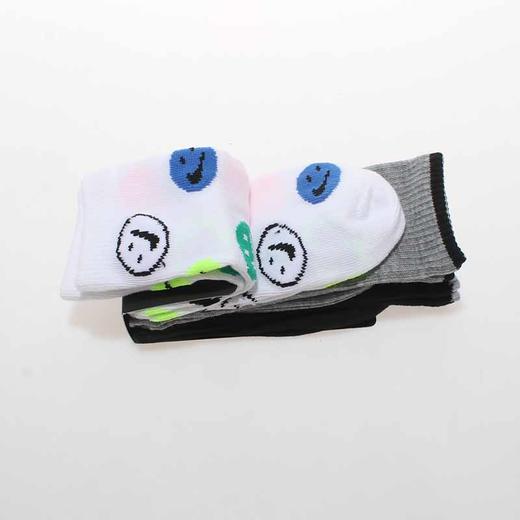耐克-鞋袜类（夏）F2配件小童浅口袜3双装白色/岩岭灰 商品图2