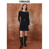 VIMAGE纬漫纪秋季新款设计感小众修身小上衣女V2013605 商品缩略图1