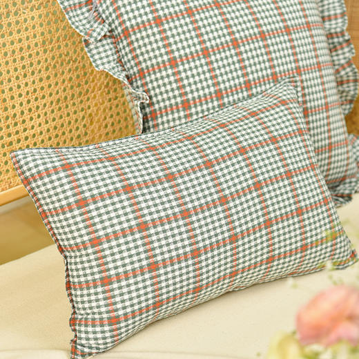 复古莫兰迪格纹系列沙发客厅靠包高级感定制抱枕 商品图1