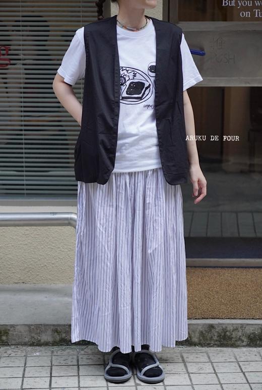 g日系简约条纹半裙 商品图9