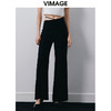 VIMAGE纬漫纪秋季新款时尚百搭高腰裤V2005603 商品缩略图3