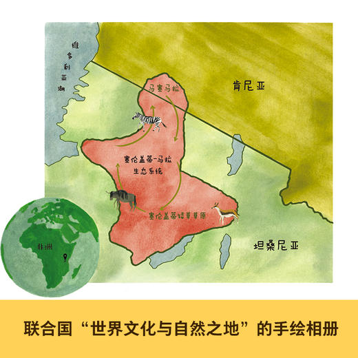 【筑桥】动物天堂之歌 塞伦盖蒂大草原 6岁+精装 儿童读物·科普百科  商品图4