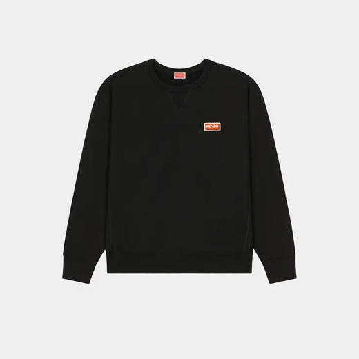 KENZO 高田贤三 男士棉质徽标印花圆领长袖卫衣 黑色 FD65 SW071 4ME 99J 商品图0