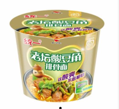 来一桶老坛酸豆角排骨桶面 商品图0
