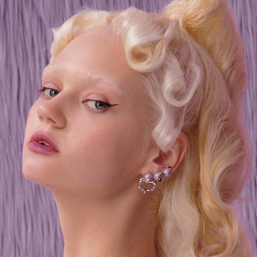 【景甜同款】RSNY心形耳钉 商品图5