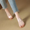 ZHR透明一字带凉鞋女2023新款夏超仙气质性感高跟鞋外穿拖鞋 商品缩略图0