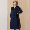 EITIE爱特爱秋季新款纯色百搭洋气收腰连衣裙C2307244 商品缩略图1