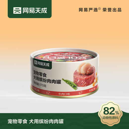 网易天成犬用缤纷肉肉罐 170g 商品图5