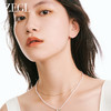 ZEGL蝴蝶人造珍珠叠戴项链女轻奢小众高级感2023年新款双层锁骨链 商品缩略图2