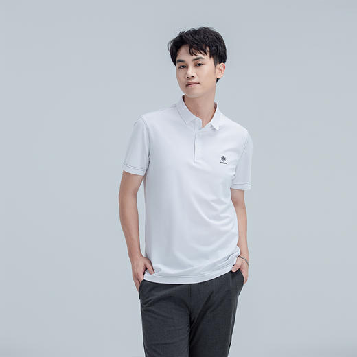 HX 夏季翻领短袖T恤Y102320281101/02/03POLO杉 商品图2