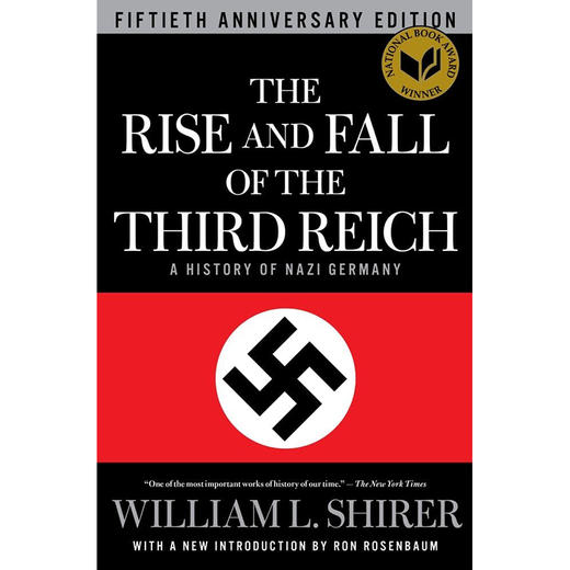 第三帝国的兴亡 纳粹德国史 威廉·夏伊勒 英文原版 The Rise and Fall of the Third Reich A History of Nazi Germany 商品图0