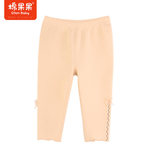 棉果果秋季新品女童复合奥利绒复合绒打底裤M322206423427 商品图0