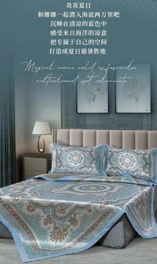 【富安娜】平网印花席 - 三件套德鲁娜 商品图1