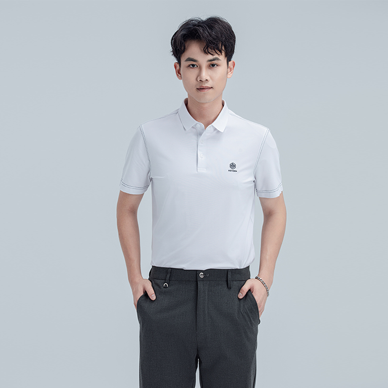 HX 夏季翻领短袖T恤Y102320281101/02/03POLO杉