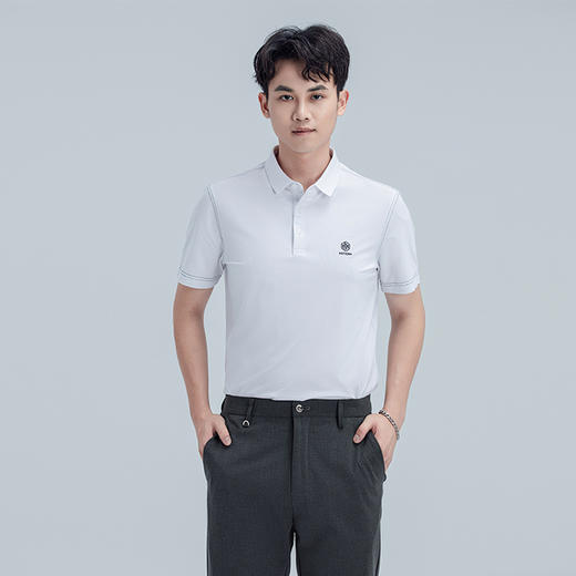 HX 夏季翻领短袖T恤Y102320281101/02/03POLO杉 商品图0