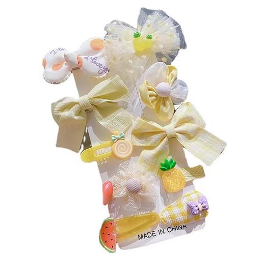 「十件套！数款可选」儿童宝宝发圈马克龙女童发夹啾啾辫小号发绳头饰发饰女孩配饰 商品图3