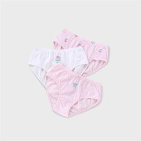 【实体店同款】女童三角裤三件装2023年秋季新款安奈儿童装JG337549