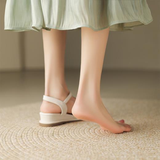 ZHR休闲凉鞋女外穿时尚小坡跟凉鞋女2023新款夏季简约时装凉鞋女 商品图5