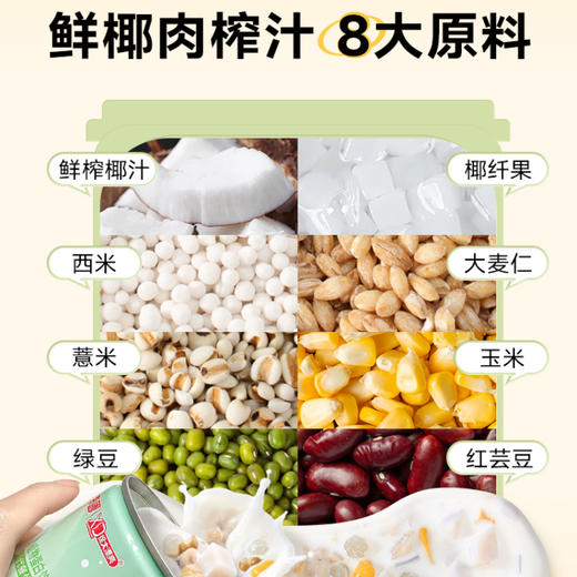 [屁侠推荐]南国 低糖清补凉255g*6瓶  椰子汁清补凉 商品图2