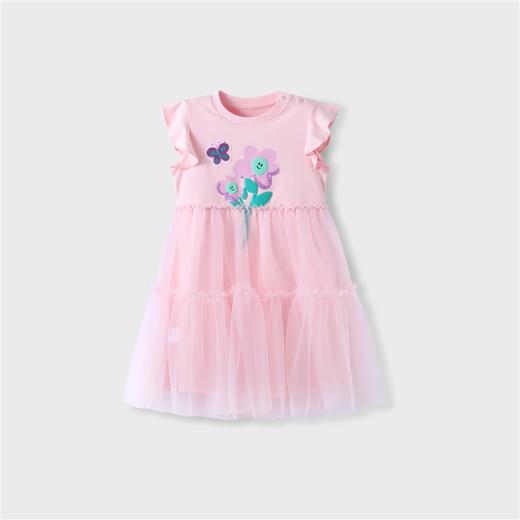 【实体店同款】女童连衣裙半袖夏装新款裙子安奈儿童装XG323874 商品图0