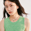 ZEGL笑脸串珠项链女轻奢小众高级感人造珍珠法式复古锁骨链配饰品 商品缩略图5