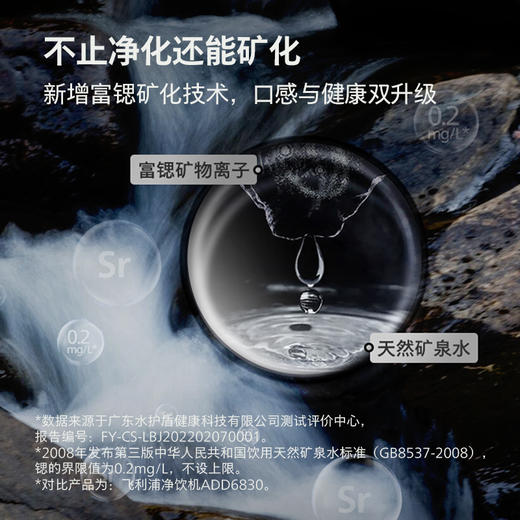 飞利浦（PHILIPS）加热净水器 家用RO反渗透净饮机 富锶矿化彩屏台式即热直饮水机 净饮一体机ADD6803 商品图4