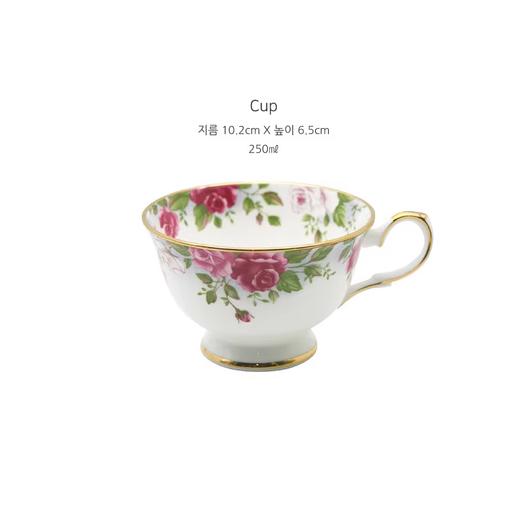 韩国进口HANKOOK金边玫瑰茶壶套装6件 商品图2