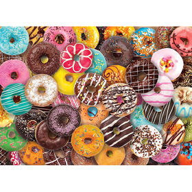 甜甜圈拼图500片 文创周边 Peter Pauper Press 英文原版 
Donuts 500 Piece Jigsaw Puzzle