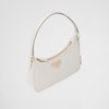 【二】PRADA 普拉达 女士 Saffiano 皮革珐琅金属三角徽标迷你手袋 白色 1BC204 NZV F097W JOM 商品缩略图1