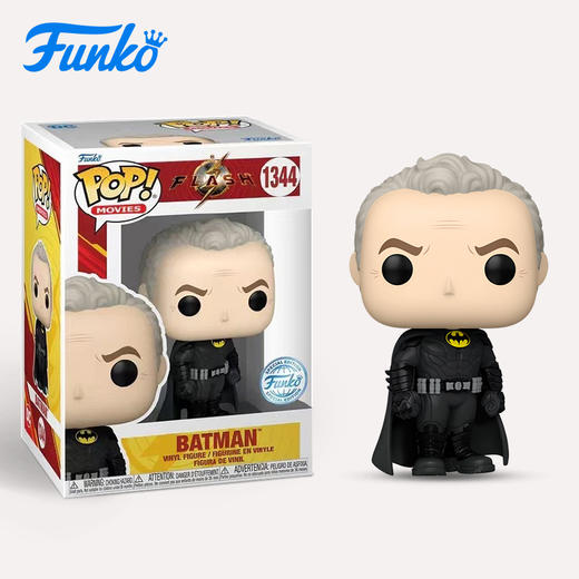 Funko POP! DC电影The Flash闪电侠Batman露脸蝙蝠侠手办公仔玩偶摆件 66377 商品图2