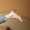 ZHR透明一字带凉鞋女2023新款夏超仙气质性感高跟鞋外穿拖鞋 商品缩略图3