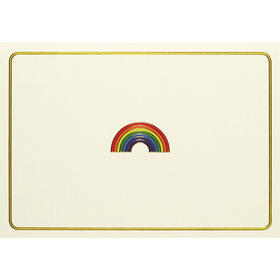 彩虹 明信片信封贺卡 文创周边 Peter Pauper Press 英文原版 
Rainbow Note Cards