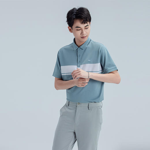 HX 夏季翻领短袖T恤POLO杉Y102320295101/02/03 商品图1
