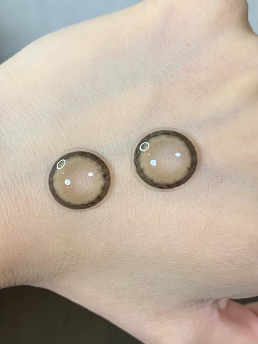 GINOMII 木星褐 月抛 2片 14.2mm 参考着色13.4mm 基弧8.6 含水38% 韩国进口 商品图4