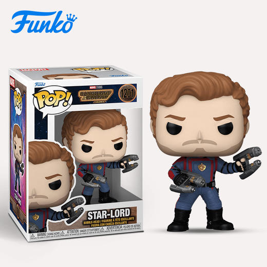 Funko POP! 漫威电影银河护卫队3 Star-Lord星爵手办公仔玩偶摆件 67508 商品图2