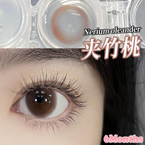 MIMIPARK 夹竹桃 半年抛 2片 14.2mm 参考着色13.65mm 基弧8.6 含水38% 新锐国货 商品图3