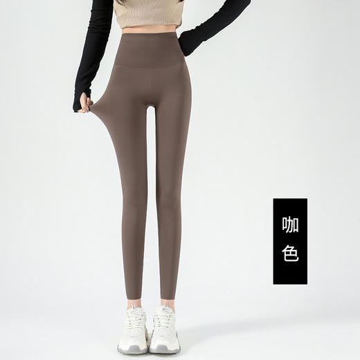 【显瘦塑型！无痕收腹鲨鱼裤】零束缚全无痕塑型，薄款显瘦塑造小蛮腰，紧身瑜伽裤，立体剪裁重压收腹，女外穿夏季裤哑光修身无尴尬线芭比裤粉丝专属 商品图6