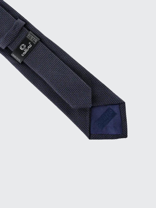 callisto深蓝色棉混纺领带 FRCTE025C 商品图2