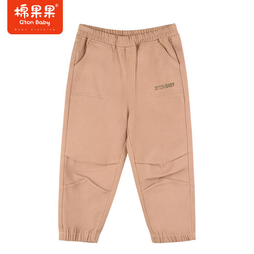 棉果果秋季新品男童帅气弹力棉棉斜纹工装裤M312200223490 商品图1