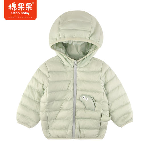 棉果果秋季新品男童防钻绒连帽爆款轻薄5A抗菌羽绒服M312102923472 商品图2
