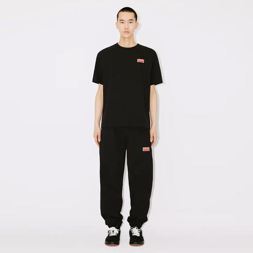 KENZO 高田贤三 男士棉质字母刺绣徽标休闲运动裤 黑色 FD65 PA703 4ME 99J 商品图3