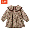 棉果果秋季新品女童格子梭织洋气公主风大翻领连衣裙裙子M322700223437 商品缩略图2