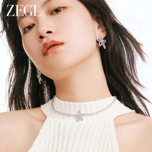 ZEGL设计师盛夏狂欢系列海星耳环女小众设计感高级耳钉银针耳饰品 商品图5
