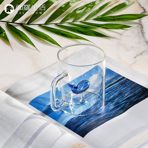 伽罗 JALO 彩色内饰几何刻花高硼玻璃杯马克杯冷水壶 商品图8