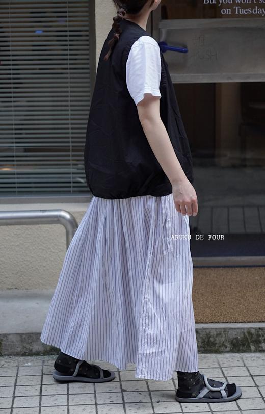 g日系简约条纹半裙 商品图6