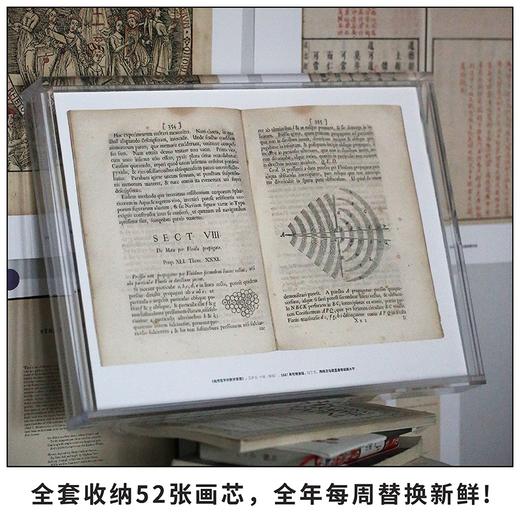 艺术手帖004 把书裱起来看 艺术手帖编辑部著 精选全球图书馆 博物馆珍贵藏本 52张画芯每周一换 商品图1