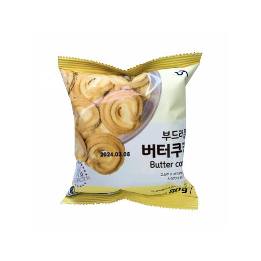 新恒 韩国进口黄油味曲奇饼干 80g 商品图0