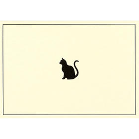 黑猫 明信片信封贺卡 文创周边 Peter Pauper Press 英文原版 
Black Cat Note Cards