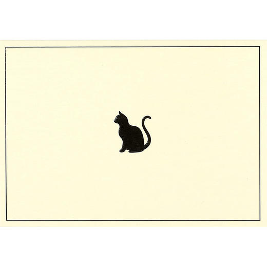 黑猫 明信片信封贺卡 文创周边 Peter Pauper Press 英文原版 
Black Cat Note Cards 商品图0