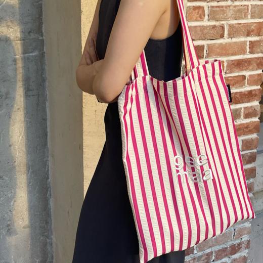 geemaa 时装面料条纹环保袋 商品图6